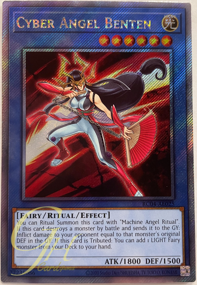 Yugioh [RC04-AE025] Cyber Angel Benten (Extra Secret Rare)