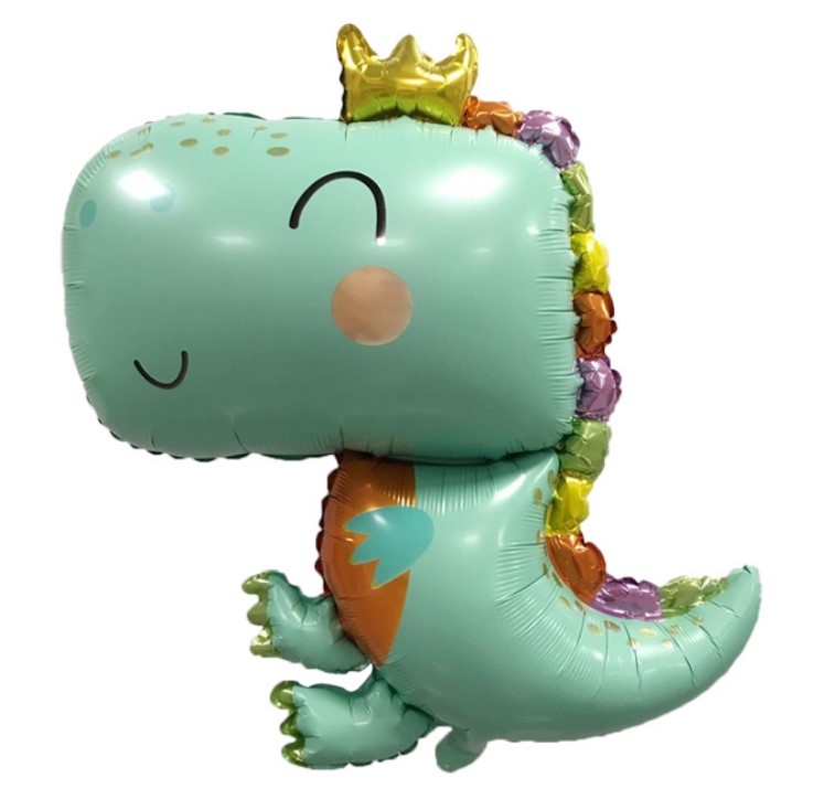 ลูกโป่งมังกรใส่มงกุฎ / Foil Balloon Dragon wear a crown