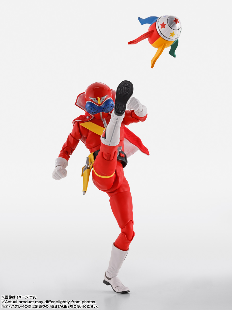 S.H.Figuarts (SHINKOCCHOU SEIHOU) AKARENGER Super Sentai 50th Anniversary Ver. (First press limited pedestal included)