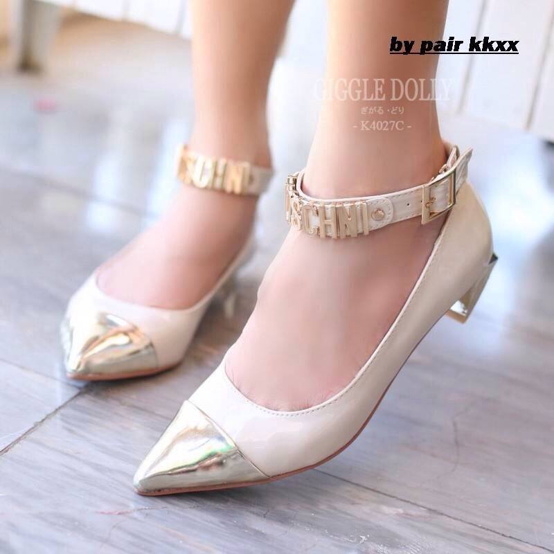 รัดข้อ ส้นทองเหลี่ยม