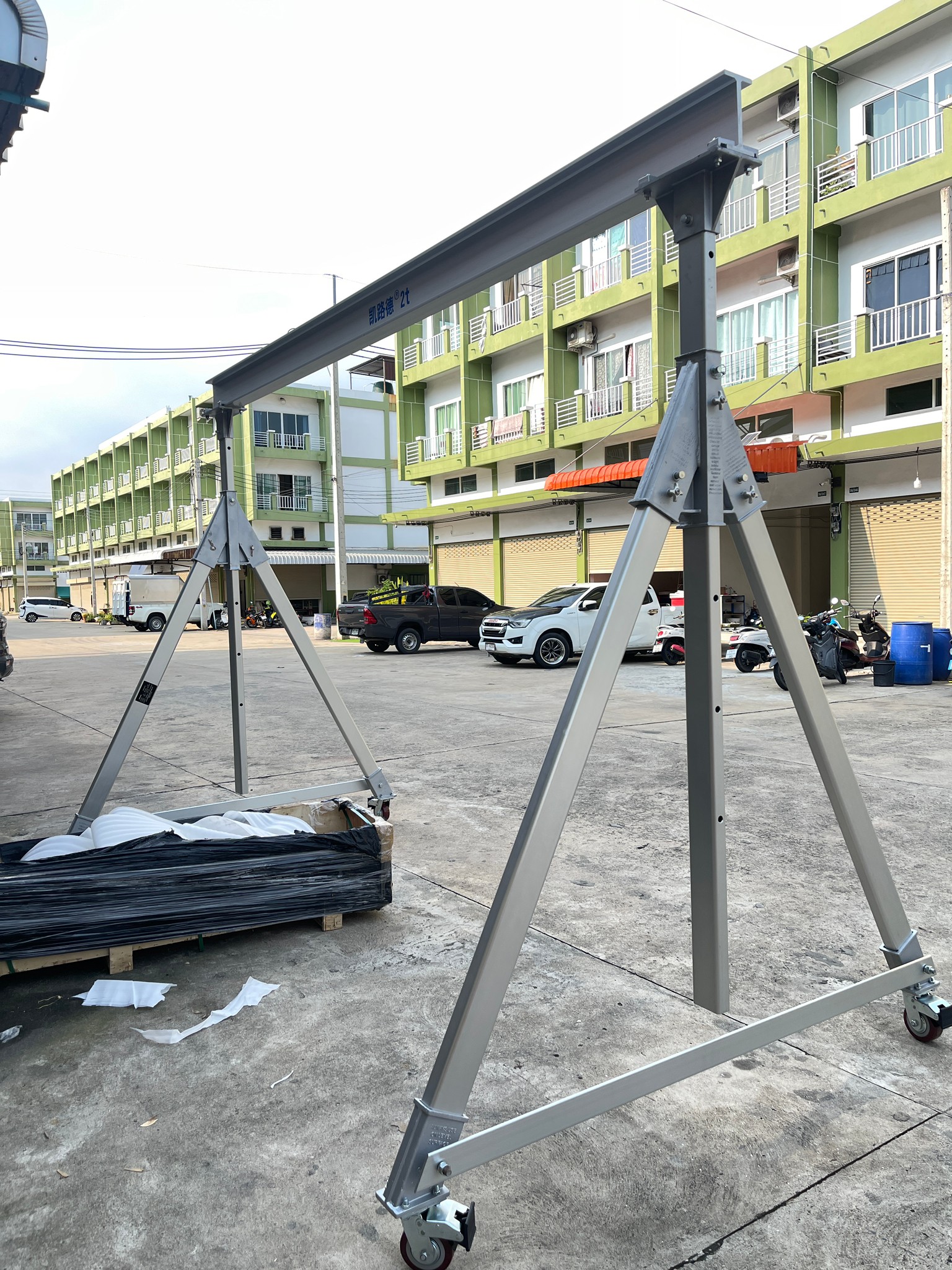 เครน KLD ทรง A ถอดแยกประกอบได้ ปรับสูงได้ 0.5t/1t/2t (เฉพาะเครน)