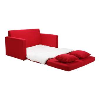 WINNER FURNITURE โซฟาเตียงนอนผ้า 2 ที่นั่ง รุ่น โซเลซ-พลัส - สีแดง