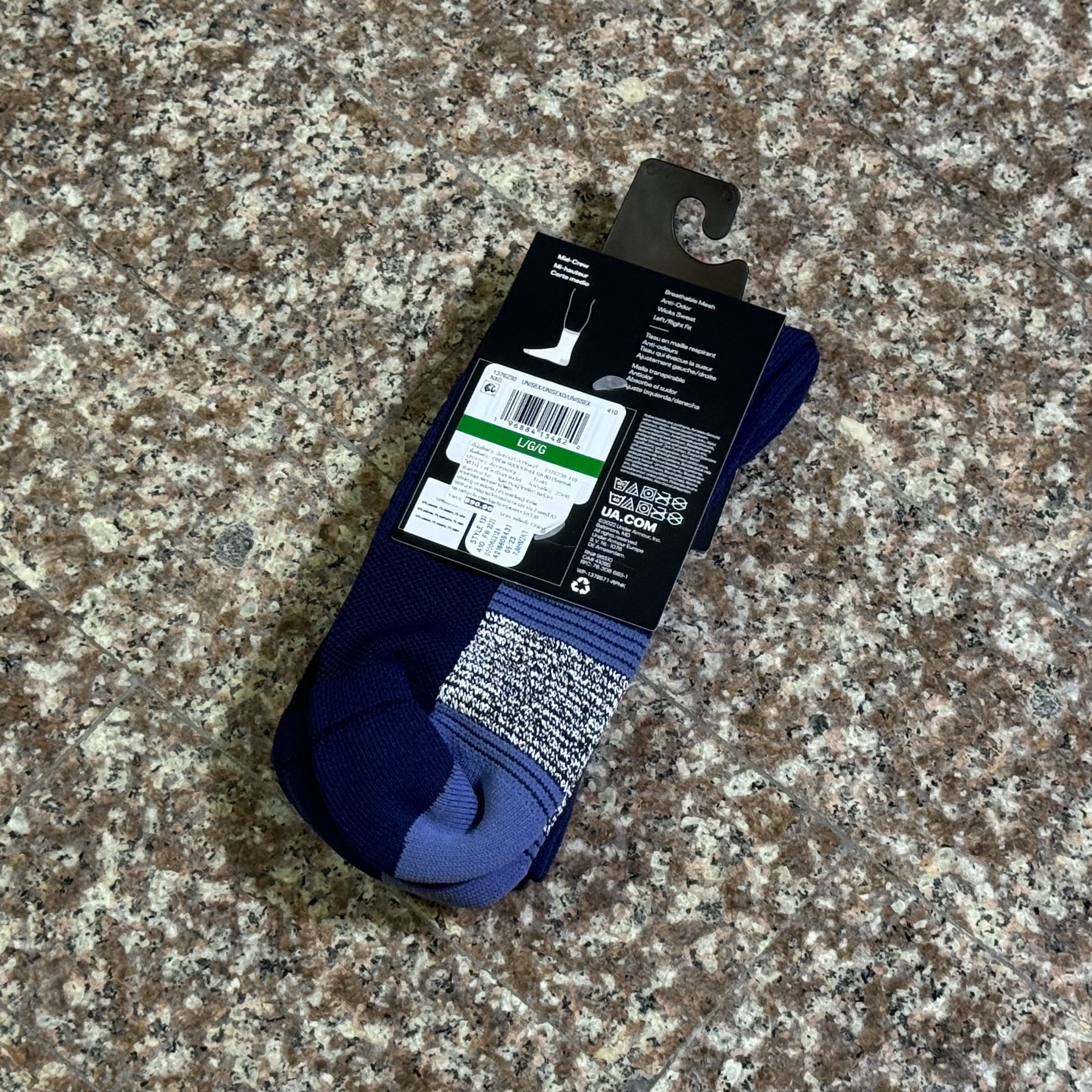 ถุงเท้า Under Armour Project Rock PlayMaker Crew ‘LIMITED’ (MD,LG,XL)