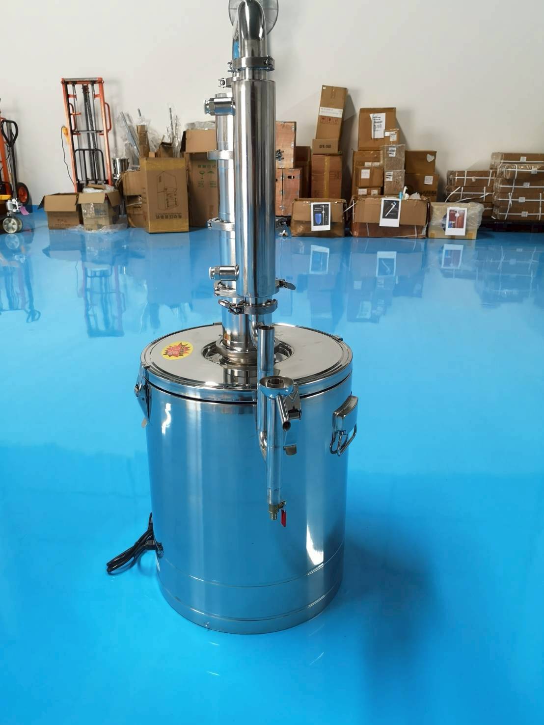 🌈15612 YANTAI เครื่องสกัด เครื่องกลั่นน้ำและน้ำมันสมุนไพร (ใช้ไฟฟ้า) Pot still