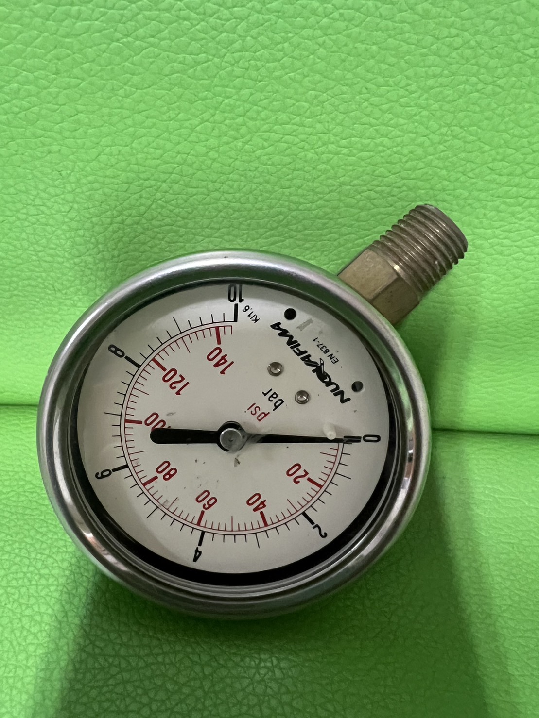 NUOVA FIMA "NUOVA FIMA" Pressure gauge เกจวัดแรงดัน 0-10bar ขนาดหน้าปัด 2.5"