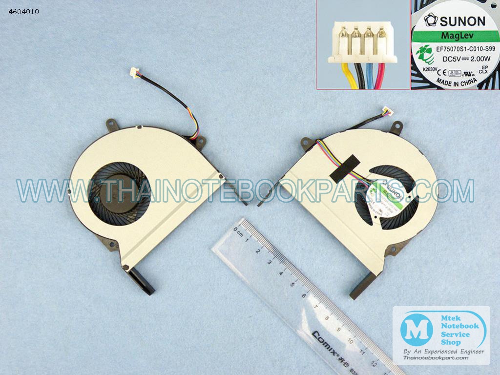 MT06674 พัดลมระบายอากาศ(Laptop Fan) For Asus X401a สินค้าใหม่ 1