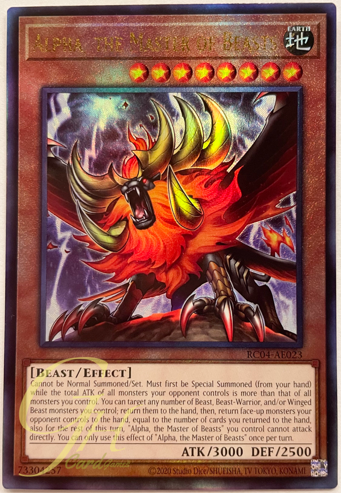 Yugioh [RC04-AE023] Alpha, the Master of Beasts (Ultimate Rare)
