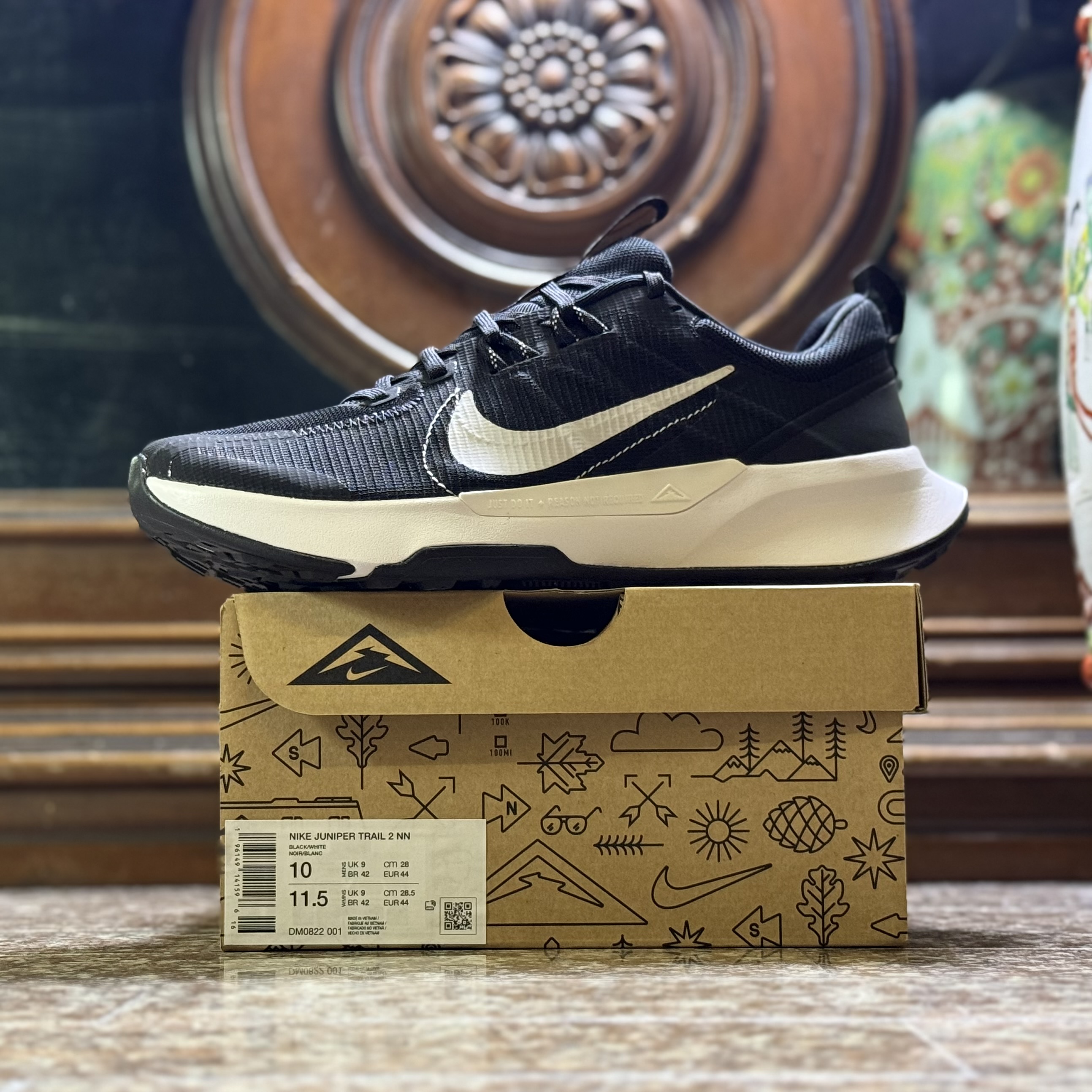 รองเท้าวิ่งเทรล Nike Juniper Trail 2 ‘BLACK’ (M9/10US)
