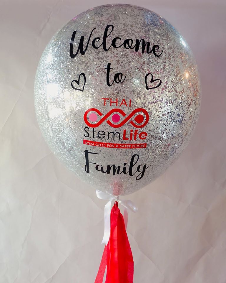Balloon 24-inch Silver (1pcs) (with helium)