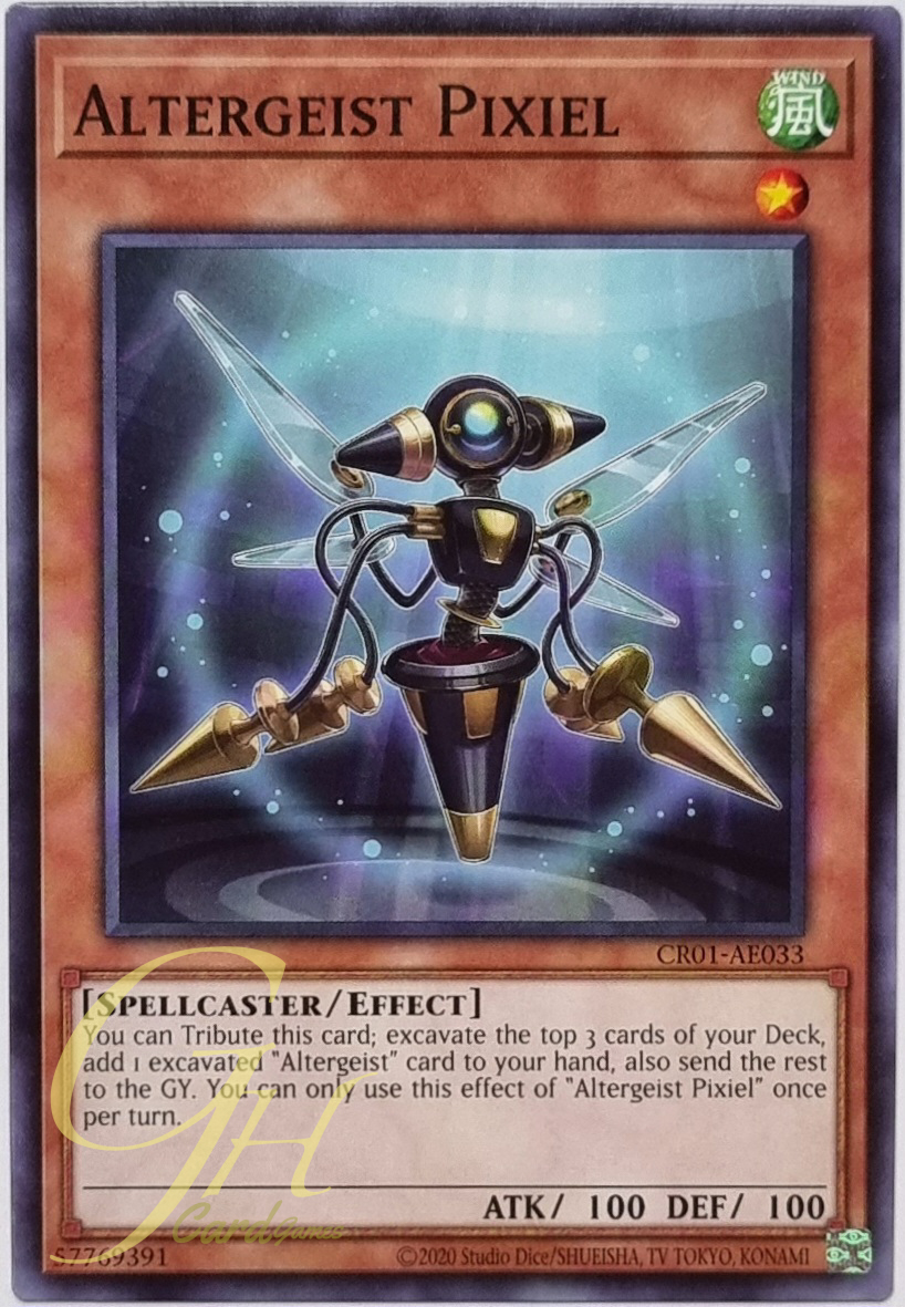 Yugioh [CR01-AE033] Altergeist Pixiel (Common)