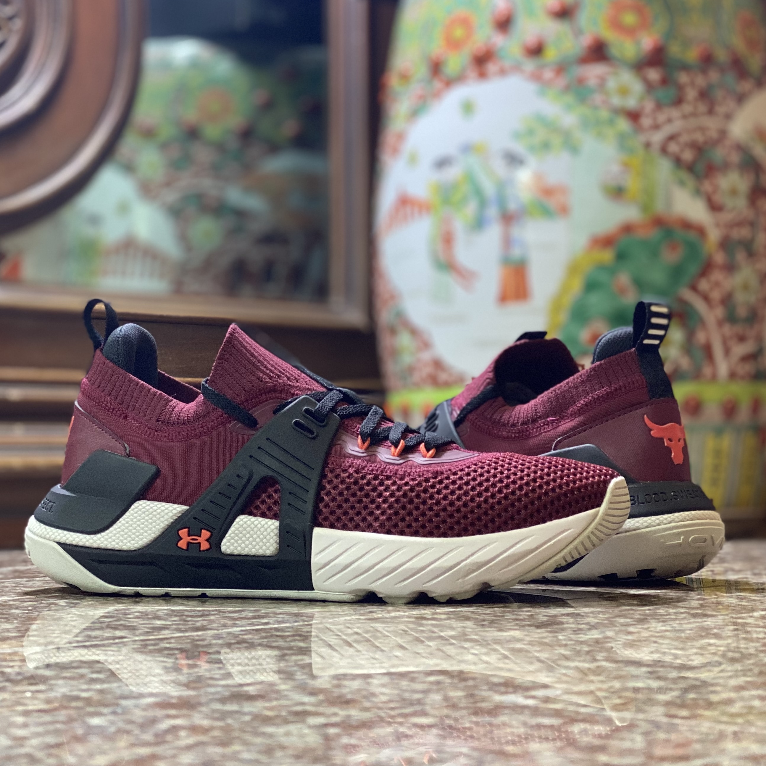 รองเท้าเทรนนิ่ง Under Armour Project Rock 4 ‘GREEN’ (M8US)