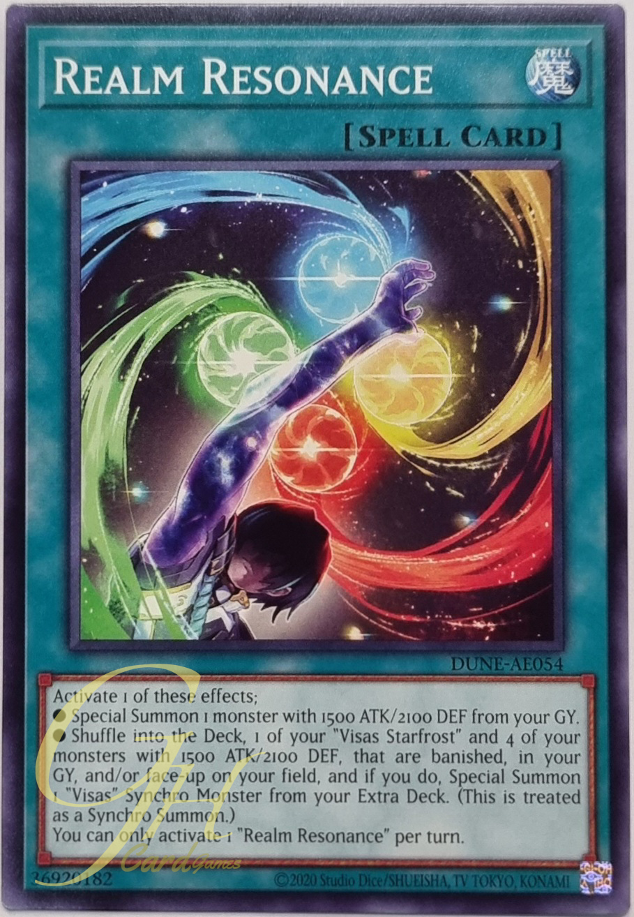 Yugioh [DUNE-AE054] Realm Resonance (Common)