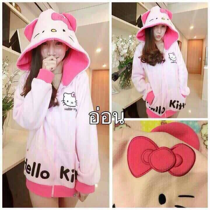 เสื้อกันหนาวฮู้ทการ์ตูน ไซร์ใหญ่