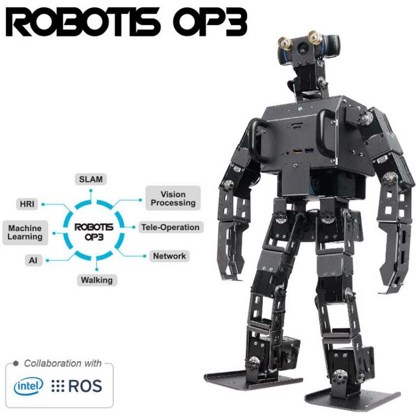 (Discontinued) ROBOTIS OP3 หุ่นยนต์ Humanoid รองรับการพัฒนากับโครงการ ROS (Robot Operating System)