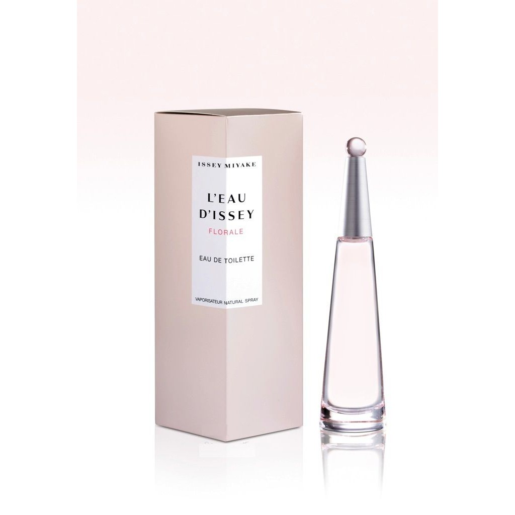 น้ำหอมแท้ ISSEY MIYAKE L' EAU D ' ISSEY FLORALE EAU DE TOILETTE SPRAY 90 ML ของใหม่ กล่องขายซีล เหมือนกับห้าง