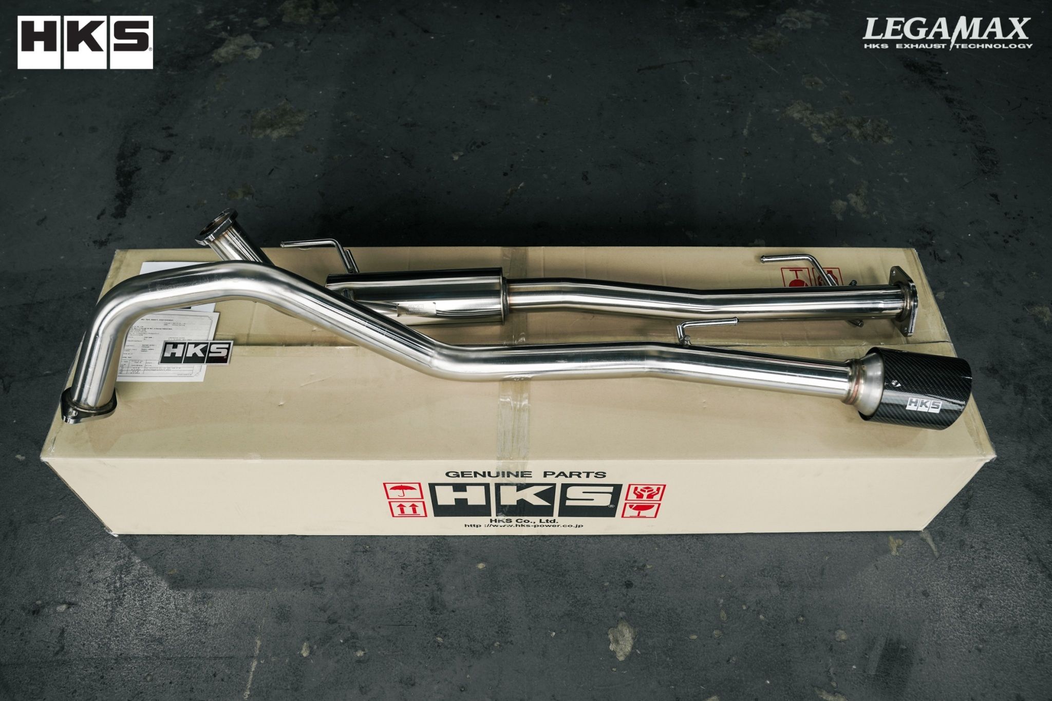 ท่อ HKS ใส่ Toyota Hilux Champ ช่วงสั้น ท่อเดี่ยว ของแท้ที่ STEP9
