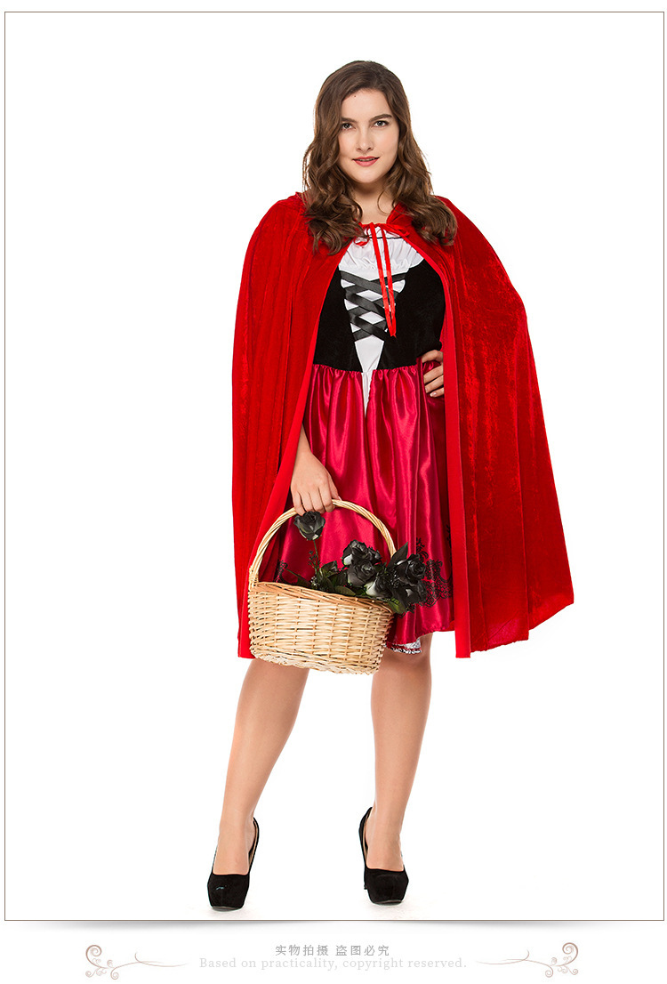 ชุดแฟนซีหญิง ไซส์ใหญ่ หนูน้อยหมวกแดง