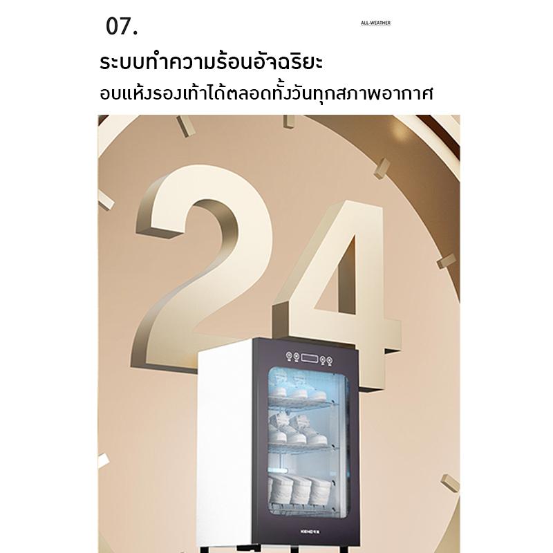 เครื่องอบรองเท้าอัจฉริยะ (Shoe Dryer and Sterilizer)