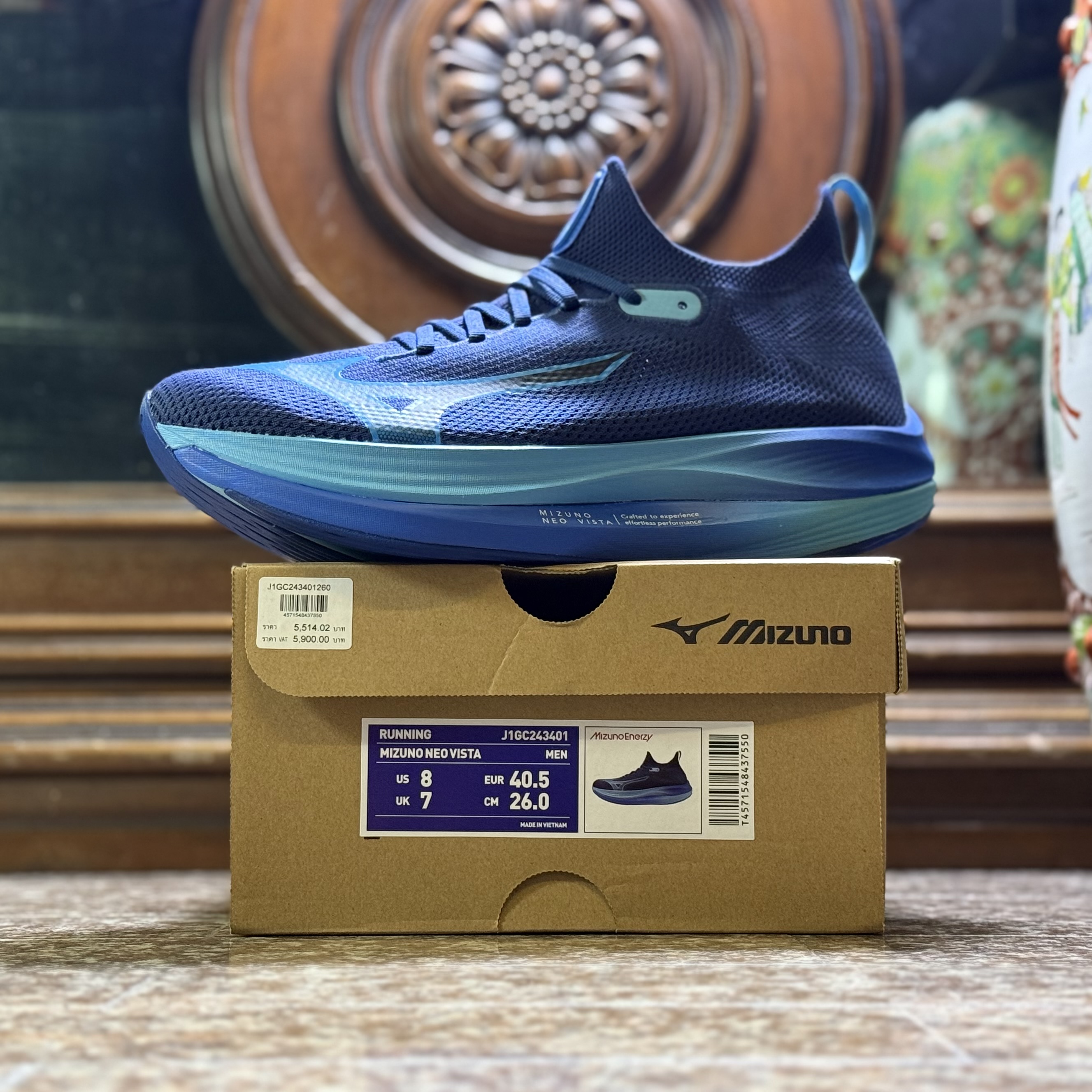 รองเท้าวิ่ง Mizuno Neo Vista ‘Estate Blue’ (M10US)