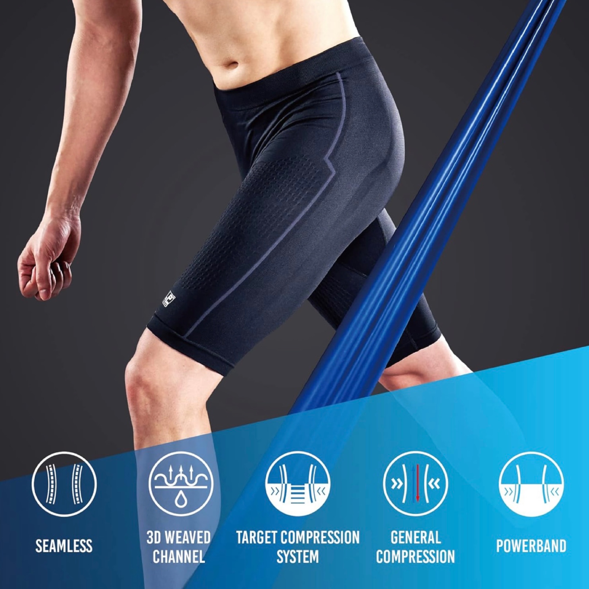 กางเกงวิ่ง LP Thigh Support ACE Compression Shorts (S,L,XL)