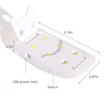 เครื่องอบเล็บ SUN mini 6 W. อบเจล ต่อเล็บ แบบพกพา UV LED Nail Lamp