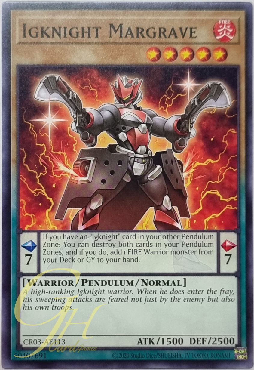 Yugioh [CR03-AE113] Igknight Margrave (Common)
