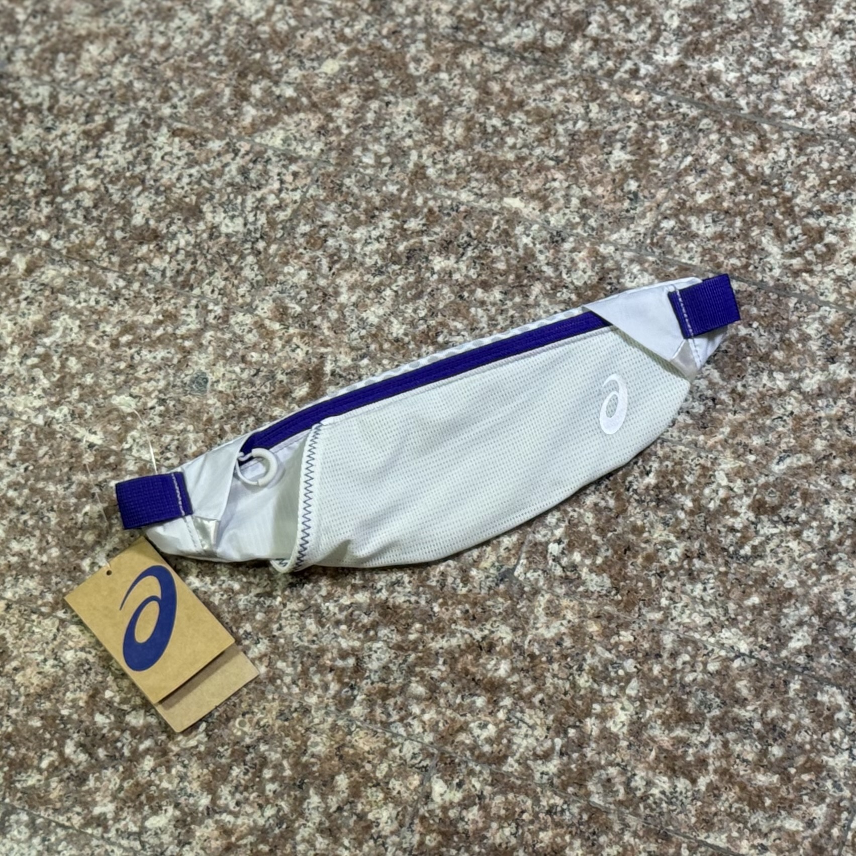 กระเป๋าวิ่ง ASICS Waist Pouch M ‘Grey/EggPlant’
