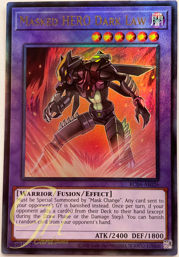 Yugioh [RC04-AE026] Masked HERO Dark Law (Ultimate Rare)
