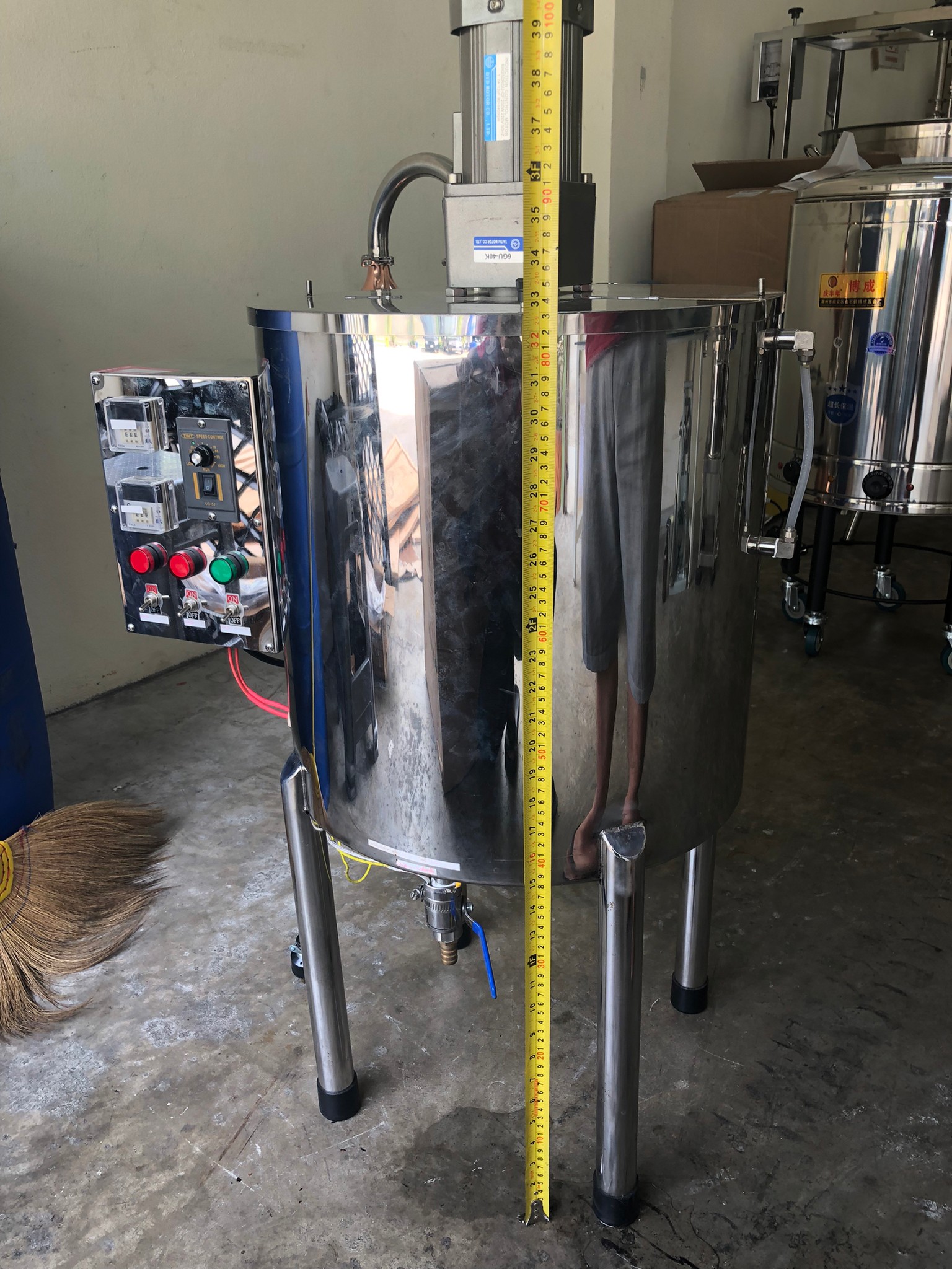 ➡️เครื่องกวนครีม ถังกวนครีมควบคุมอุณหภูมิได้ ถังสแตนเลส หม้อตุ๋นไฟฟ้า หม้อต้ม