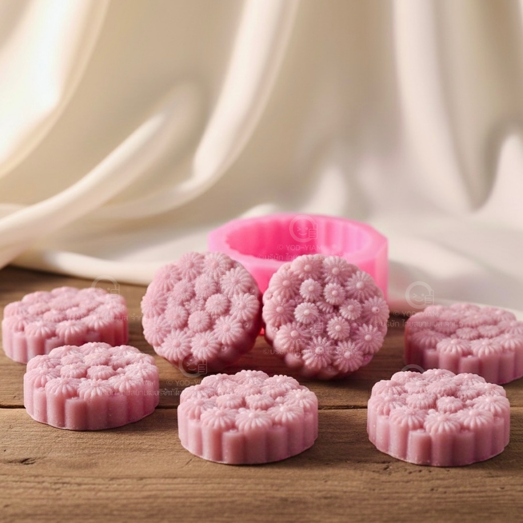 แม่พิมพ์ ดอกไม้ไทย 4 แบบ ทำอะลัวได้ 3.5cm และ 5cm