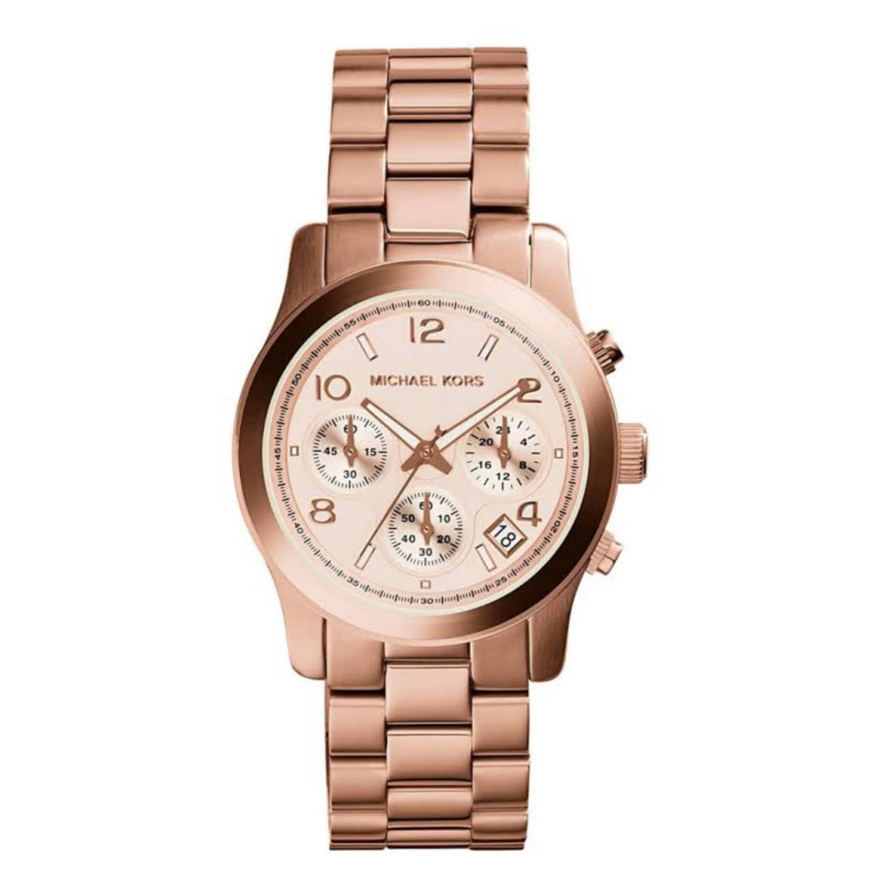 นาฬิกา Michael Kors Women's Runway Rose Gold-Tone Watch MK5128 Size 38 mm