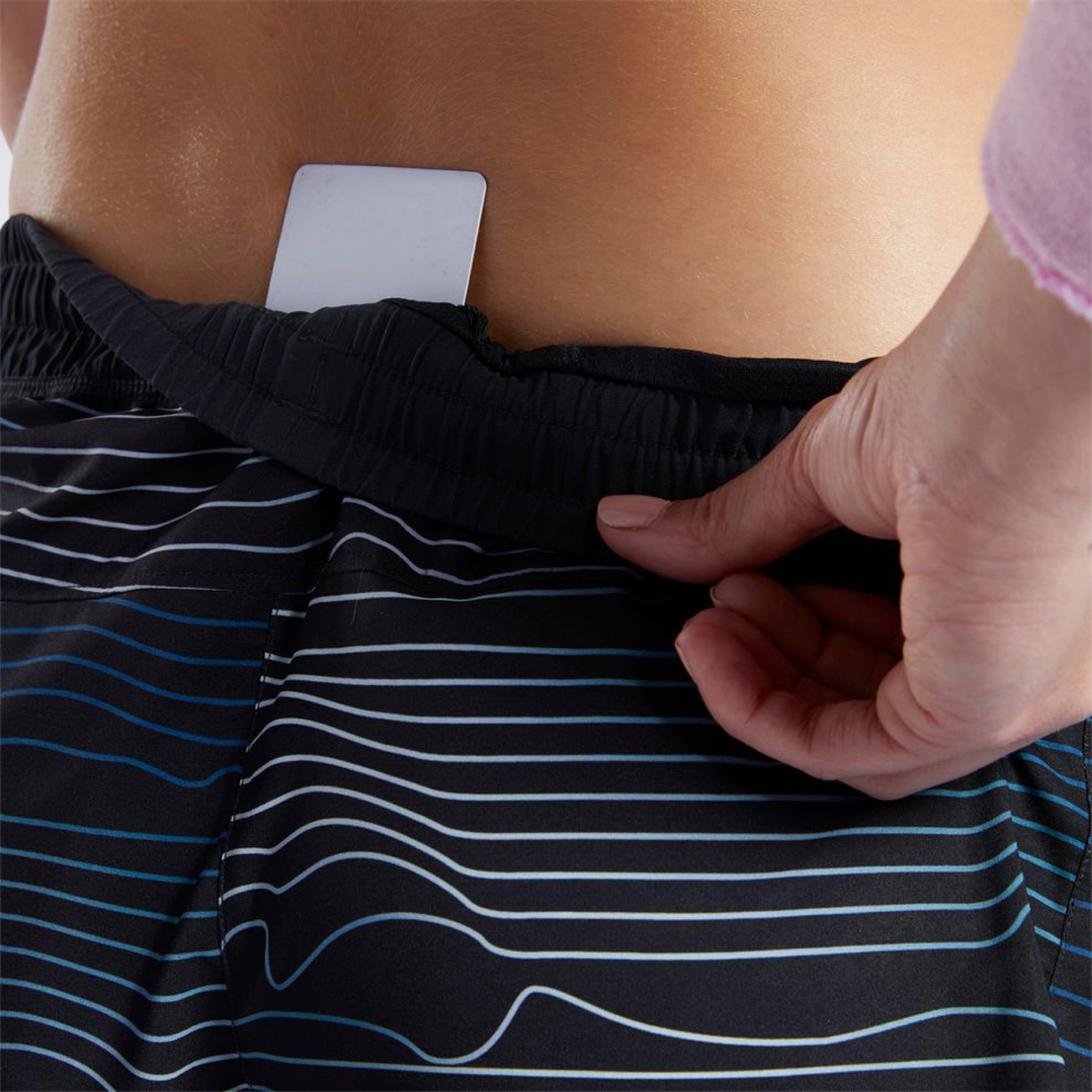 กางเกงวิ่ง Reebok Printed Running Split Shorts Women (L,XL)