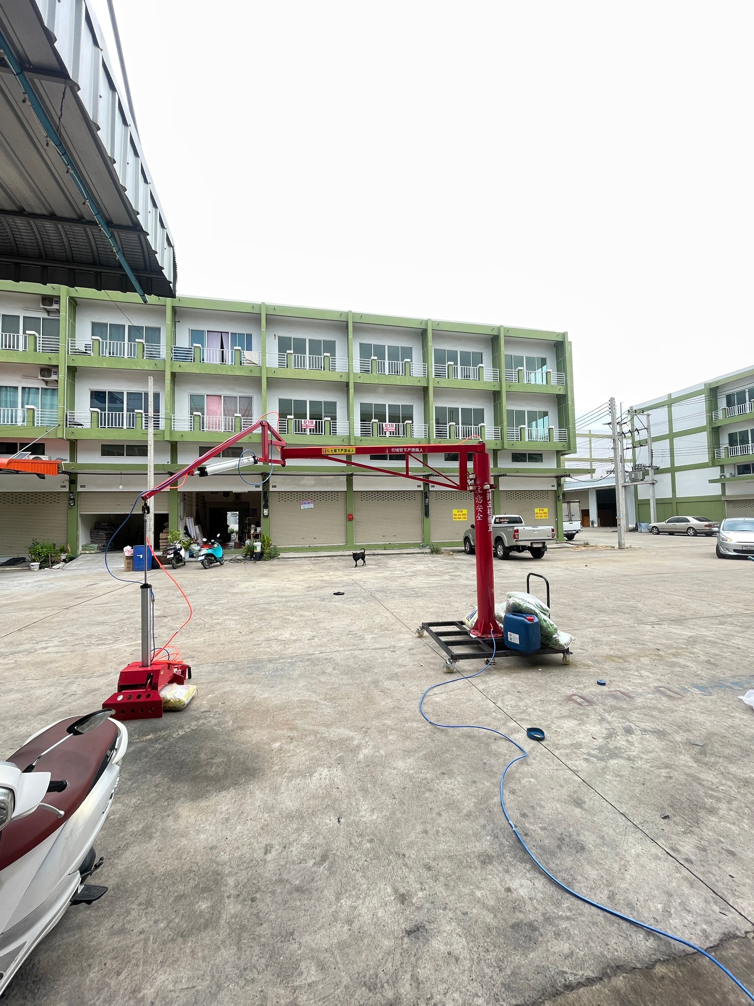 16906 เครื่องจับขับเคลื่อนด้วยลม ช่วยจับถุงปูน ถุงกระสอบ ถุงทราย ช่วยย้ายเข้าออกสะดวก ST-100