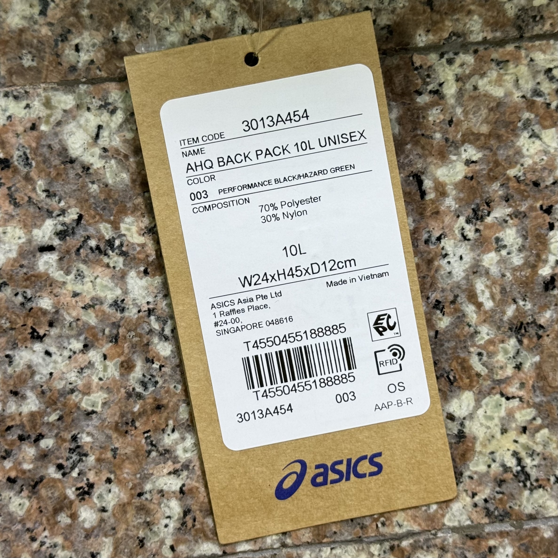 กระเป๋าวิ่ง ASICS Trail BackPack ‘BLACK’ (10L)