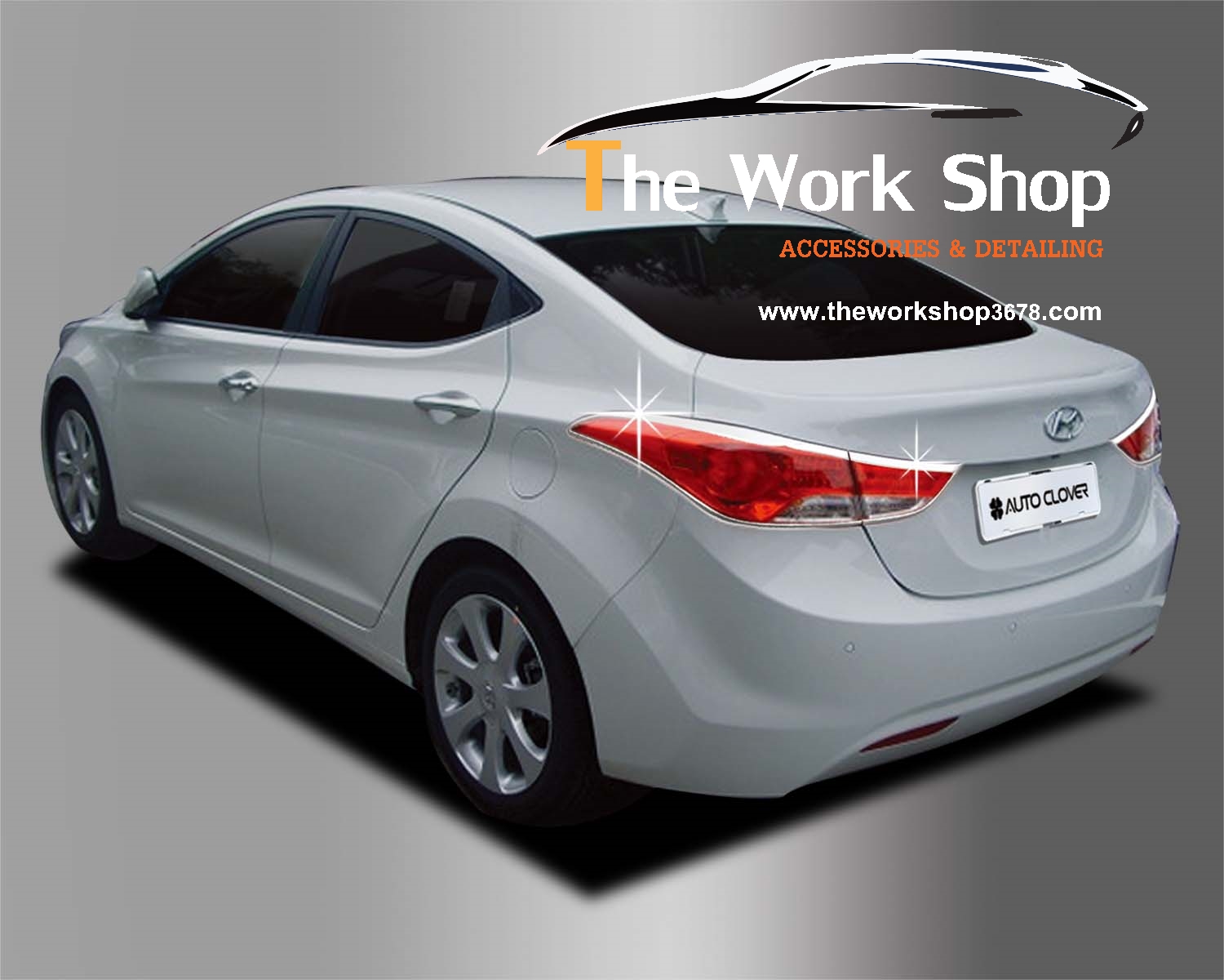 Rear Lamp Garnish for Elantra ( โครเมี่ยมแต่งไฟท้าย )