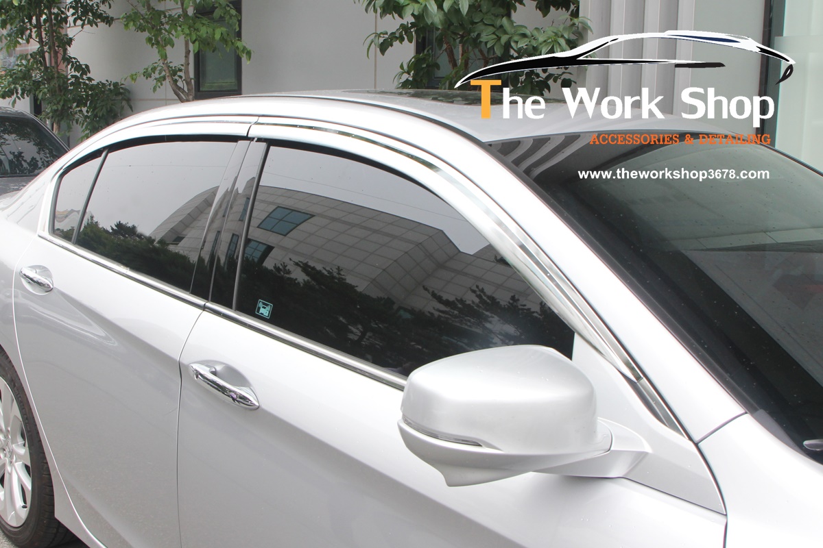 Chrome Door Visor for Accord All New - กันสาดโครเมี่ยม
