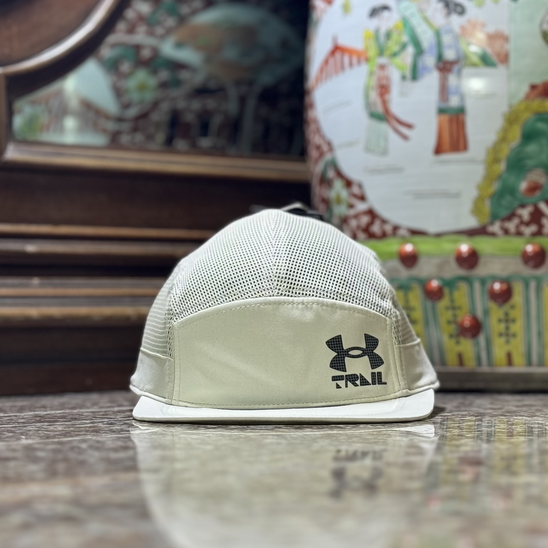 หมวกวิ่ง Under Armour ISO-Chill Launch Camper Cap ‘Khaki’
