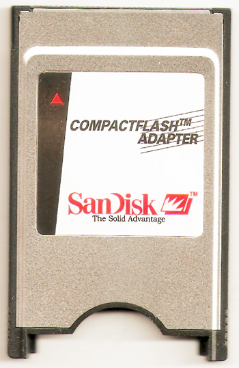 SANDISK - Compact Flash PCMCIA Adaptor