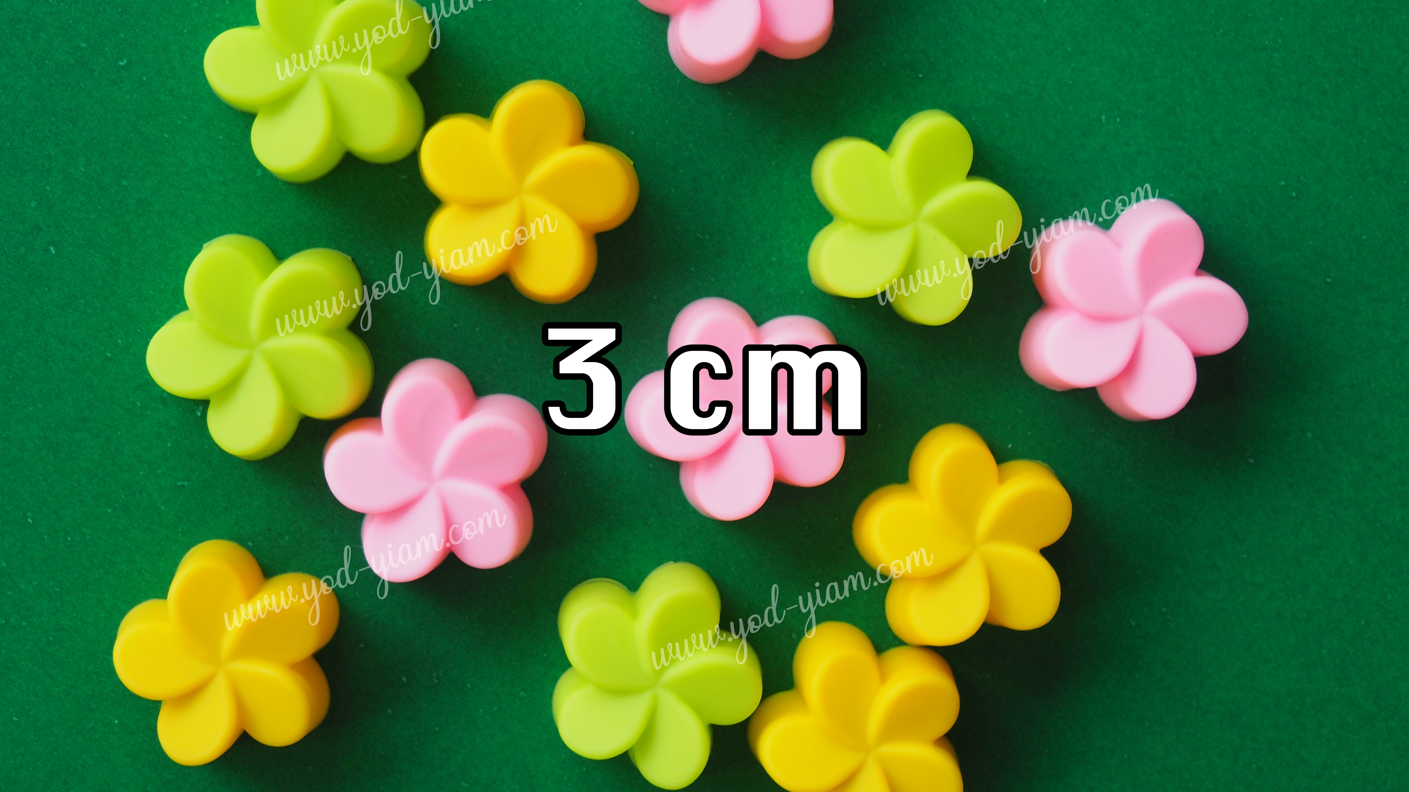 พิมพ์วุ้น ดอกกังหัน 3 cm (บรรจุ 12 ชิ้น/แพ็ค) B824