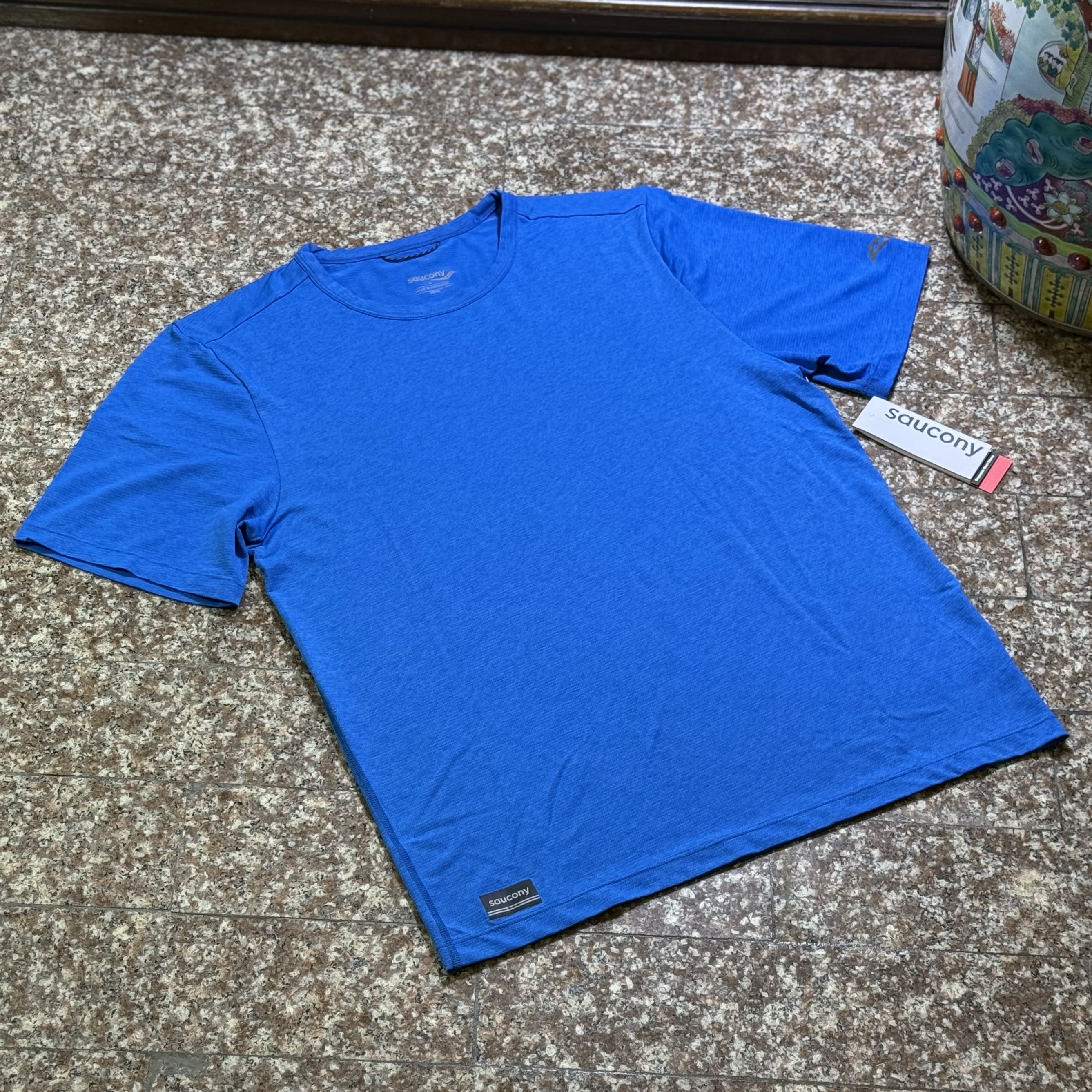 เสื้อวิ่ง Saucony StopWatch Running Shirt ‘COBALT’ (S,M)