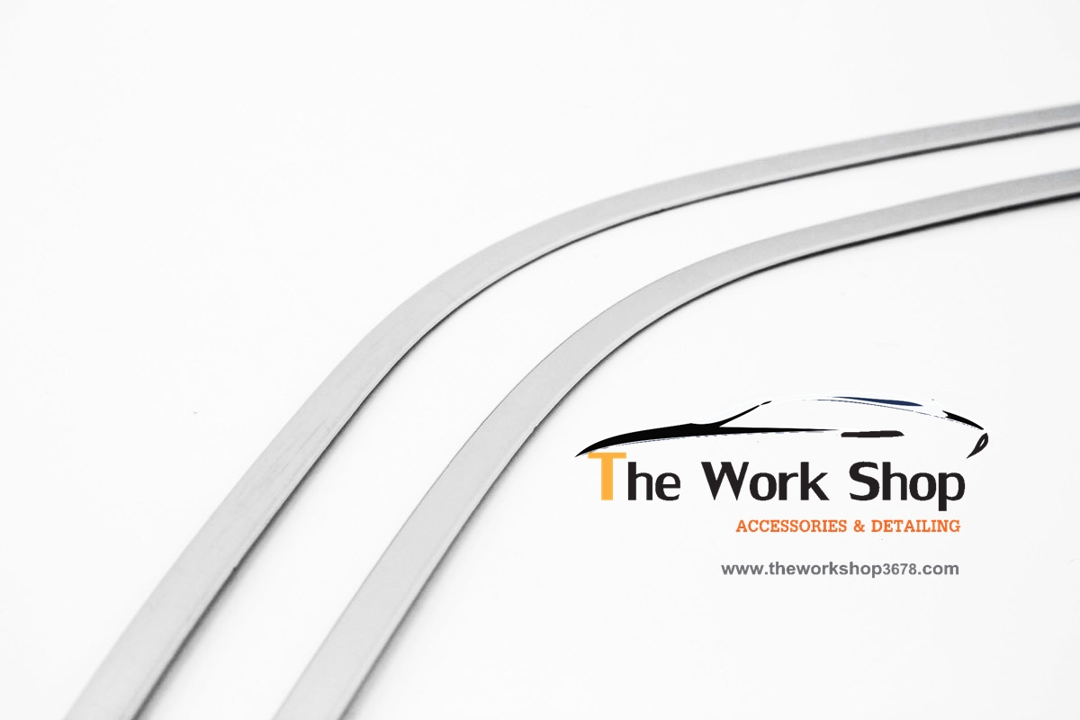 Luxury Door Visor / Ssangcarful for Picanto ( ชุดโครเมี่ยมแต่งขอบกระจกด้านบน )