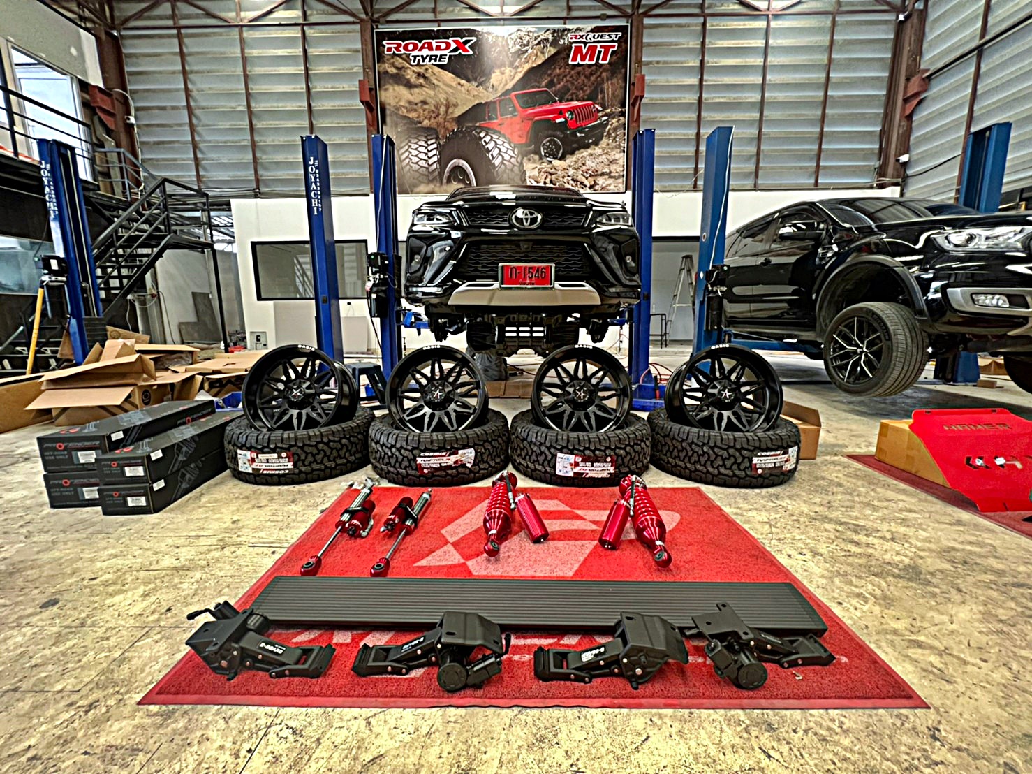 #TOYOTA_LEGENDER_จองคิวจากชัยนาท ไม่ยก ใส่ล้อออฟลบ