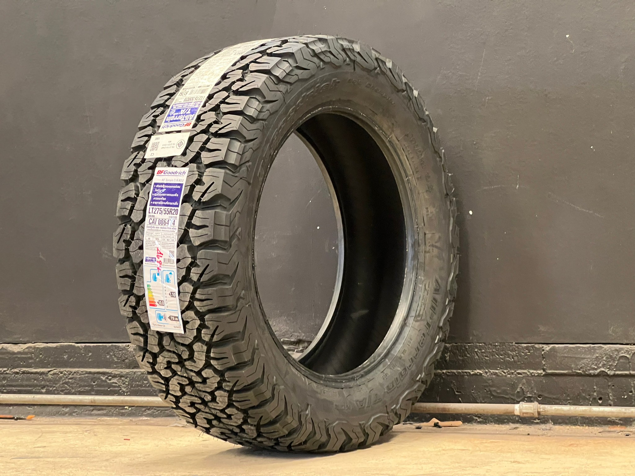 BF 275/55-20 KO2 usa PR8 ยางใหม่ ราคาถูก