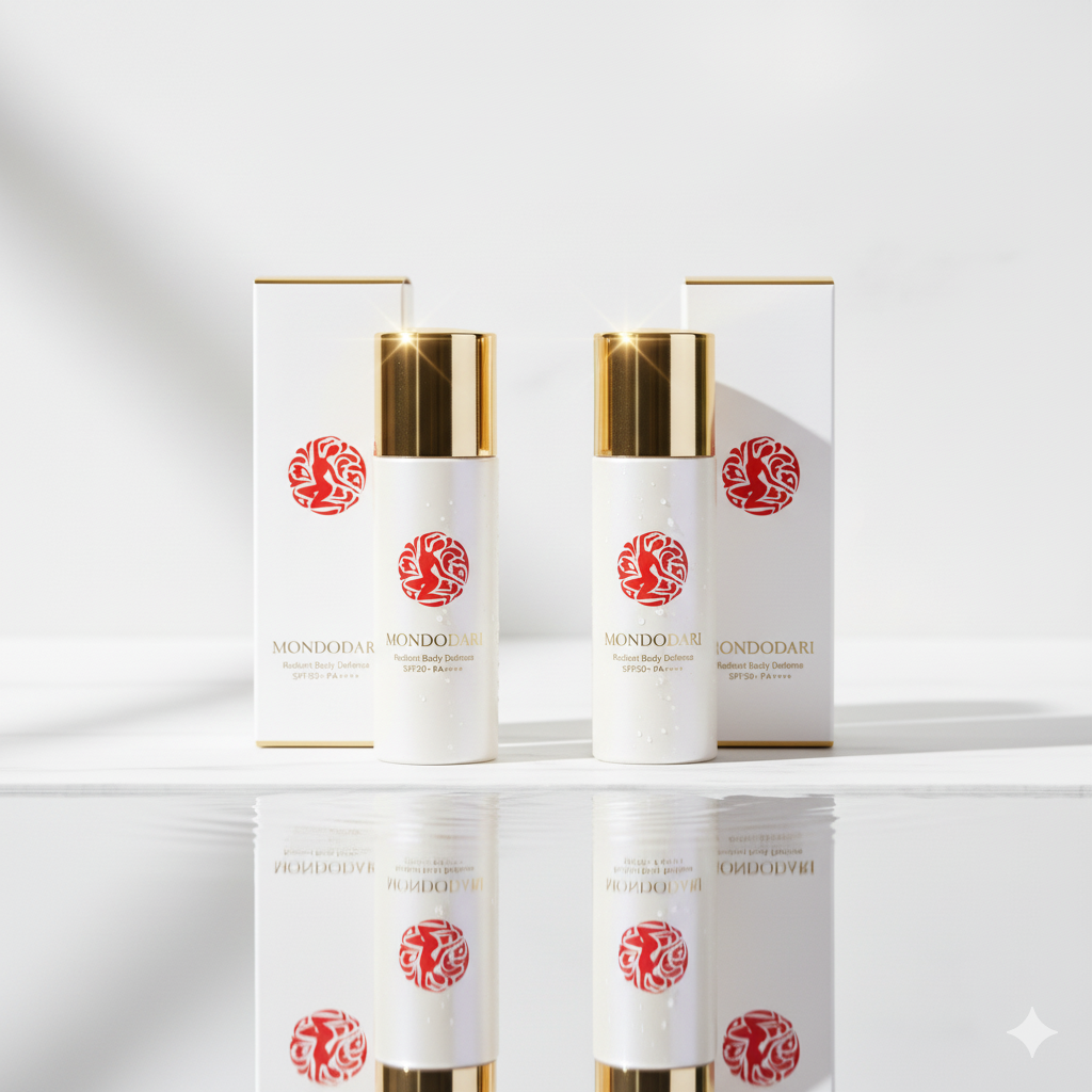 สูตรพรีเมียม: ครีมกันแดดผิวกาย Radiant Body Defense SPF50+ PA++++ Premium Formula: Radiant Body Defense Sunscreen SPF50+ PA++++