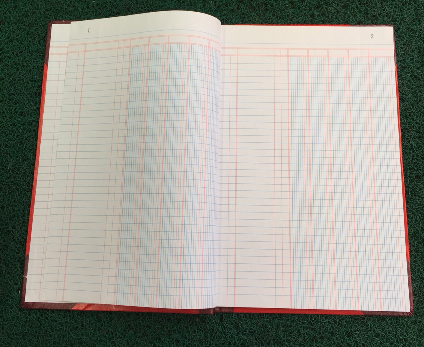 สมุดบัญชี 5ช่อง หน้าเดี่ยว