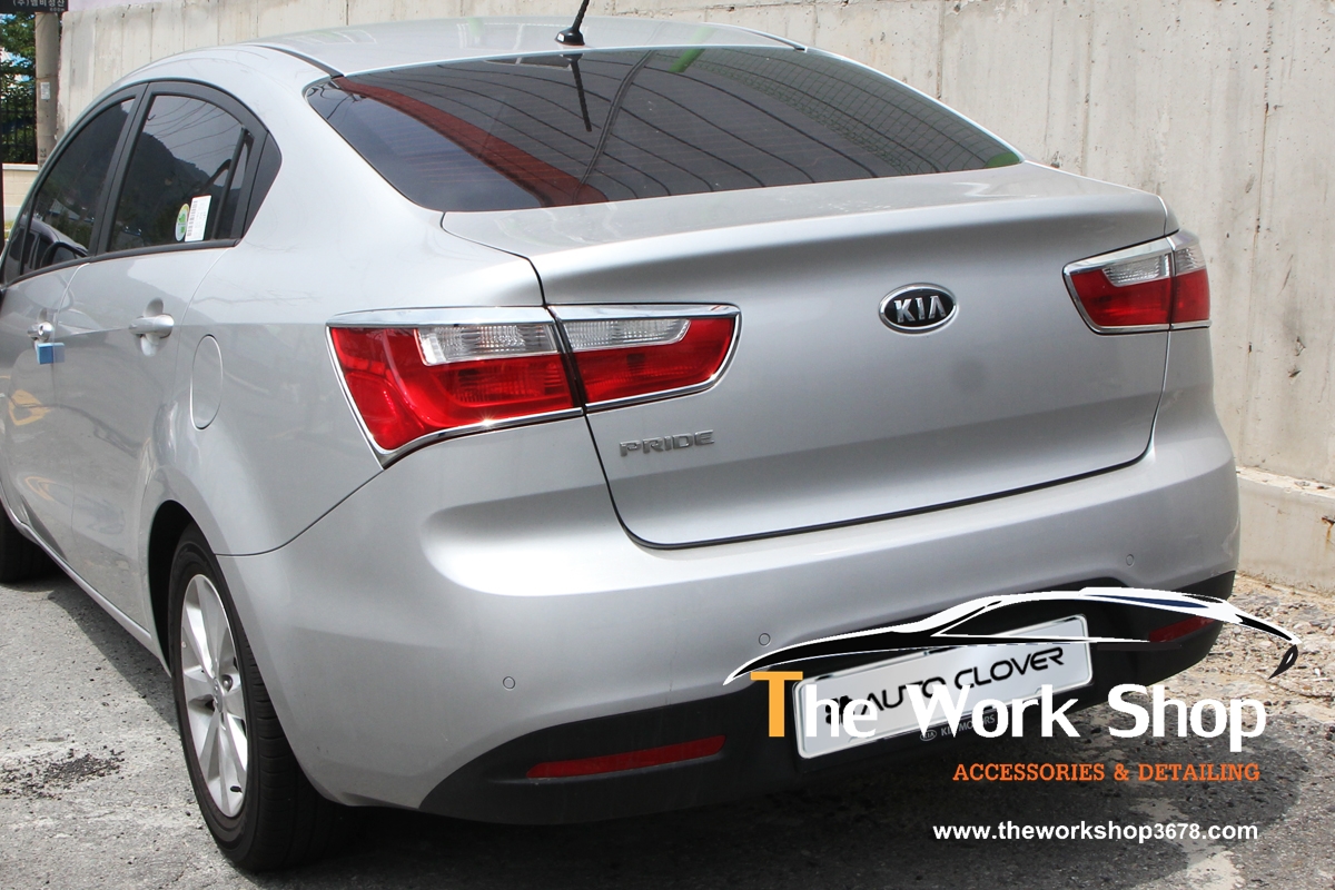 Rear Lamp Garnish / Chrome Rear Lamp Cover for Rio 4 Door ( โครเมี่ยมแต่งไฟท้าย )