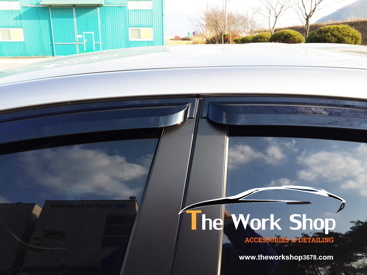 Smoke Door Visor for Sonata ( กันสาดสีดำ )