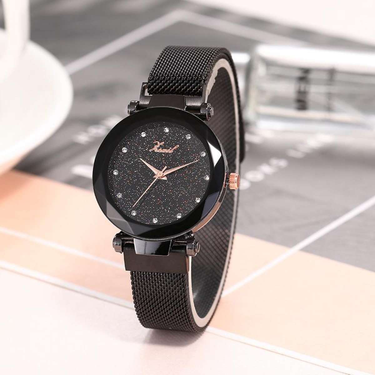นาฬิกาข้อมือ Cadier 3686 ของแท้ นาฬิกาแฟชั่น พร้อมส่ง ZEXIL Women Fashion Casual Bussiness Watches