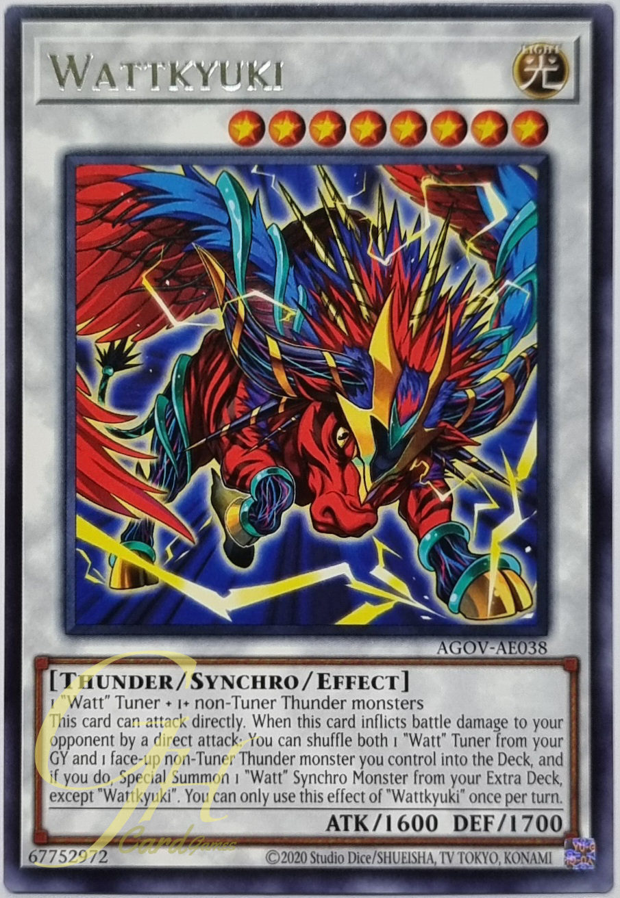 Yugioh [AGOV-AE038] Wattaurus (Rare)