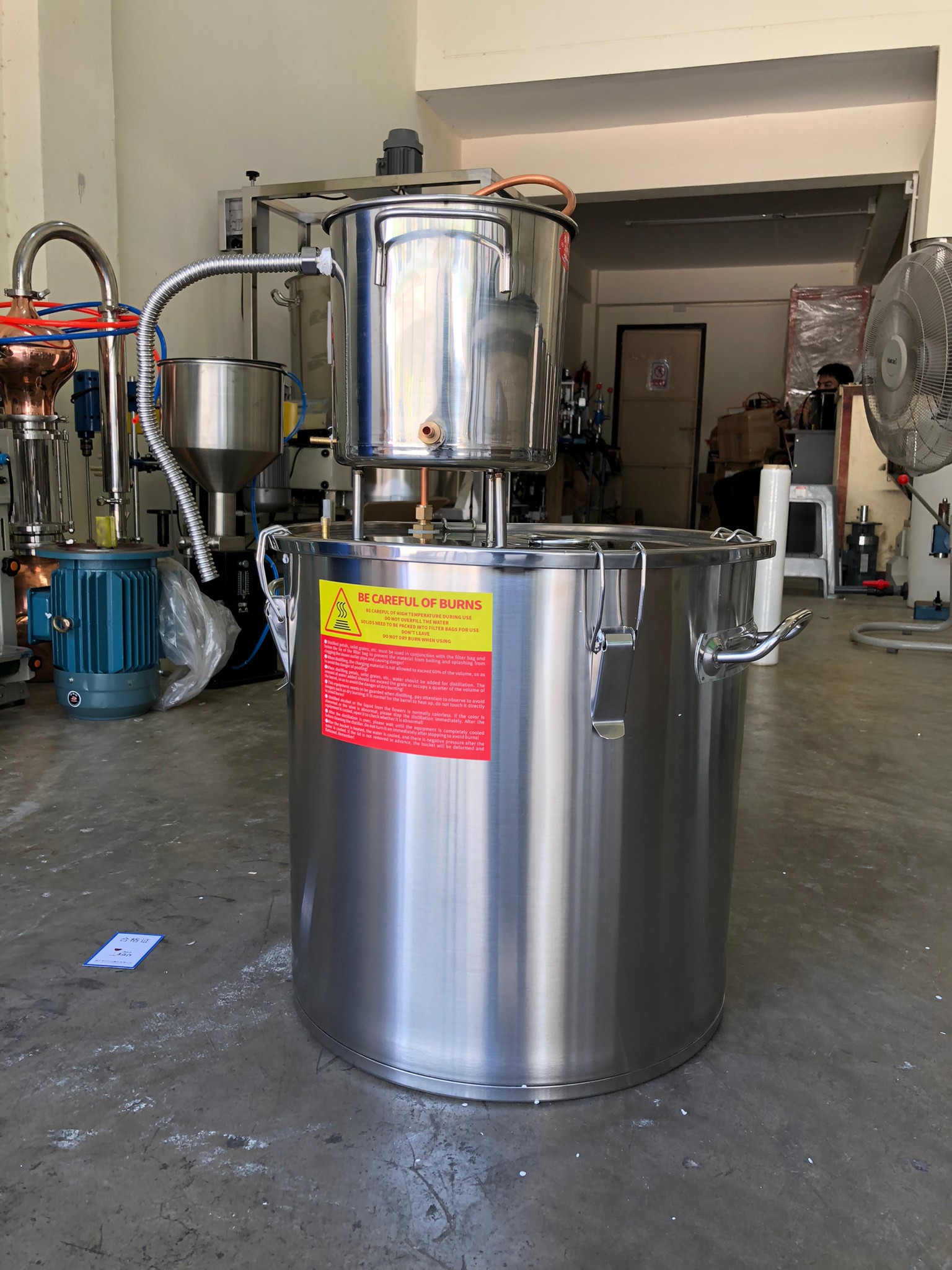 หม้อกลั่น YANTAI-10 ทั้งกลั่นทั้งหมัก ในถังเดียว 12L/20L/33L/50L